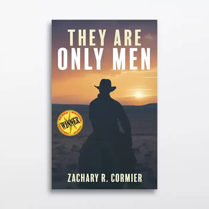 Fictional western book with a cowboy upon the cover