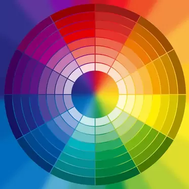 Color wheel for book cover design