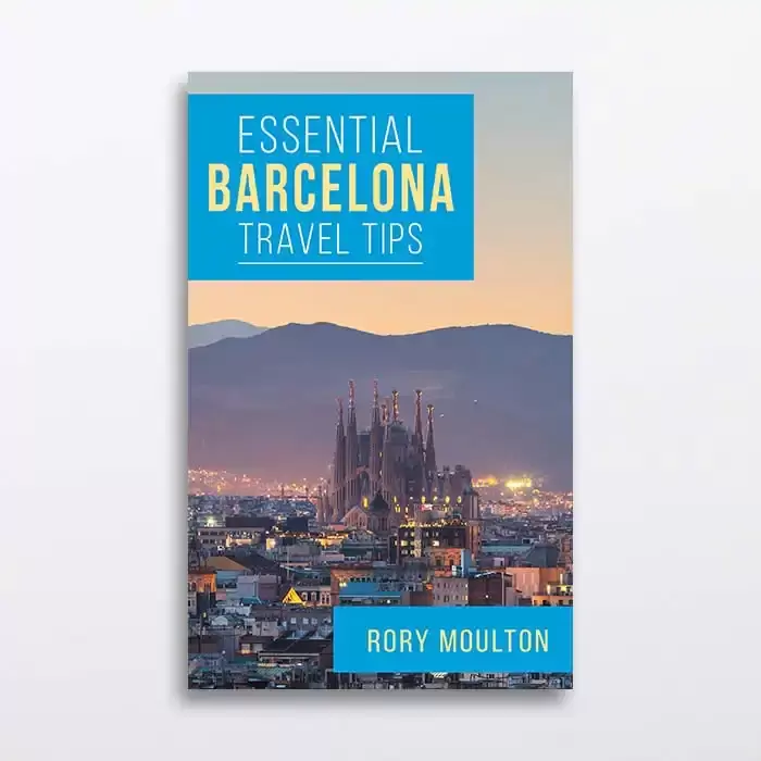 Travel book cover nonfiction design