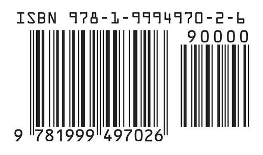 What is in the barcode for your book cover