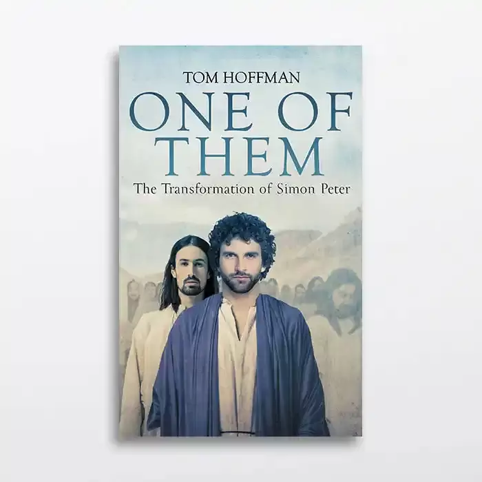 Religious fiction book cover design
